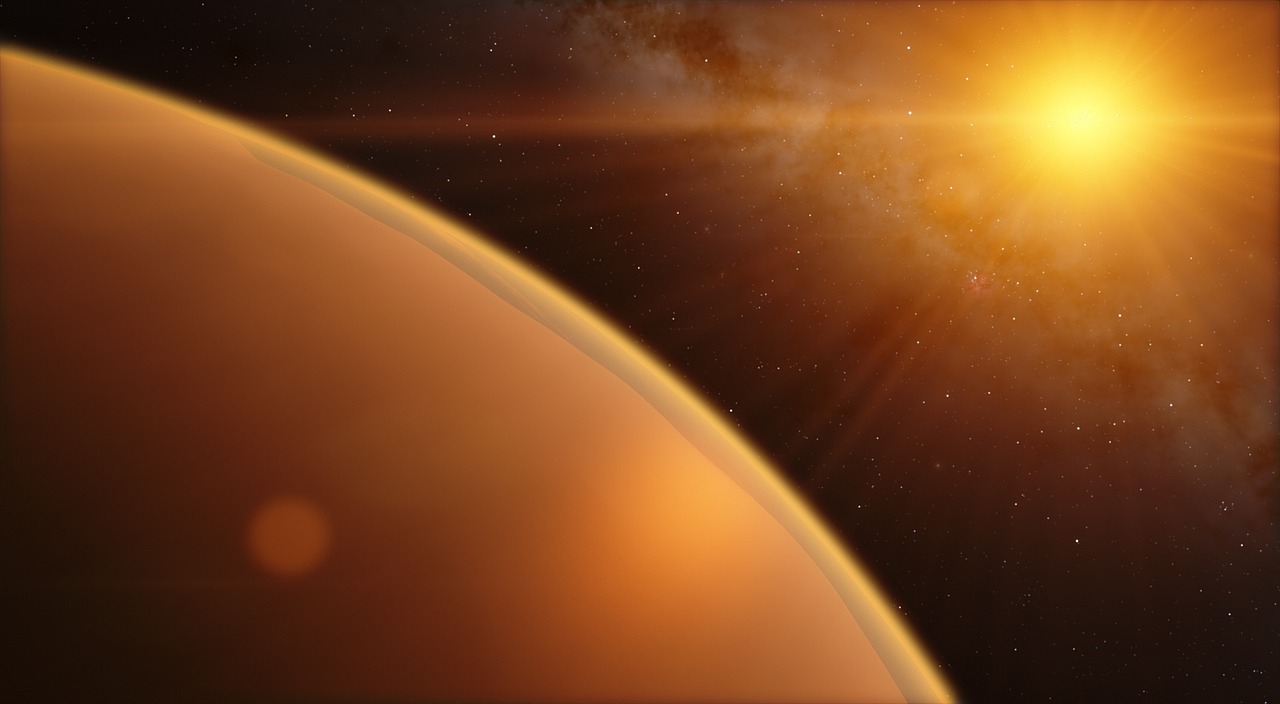 exoplanet space world free photo