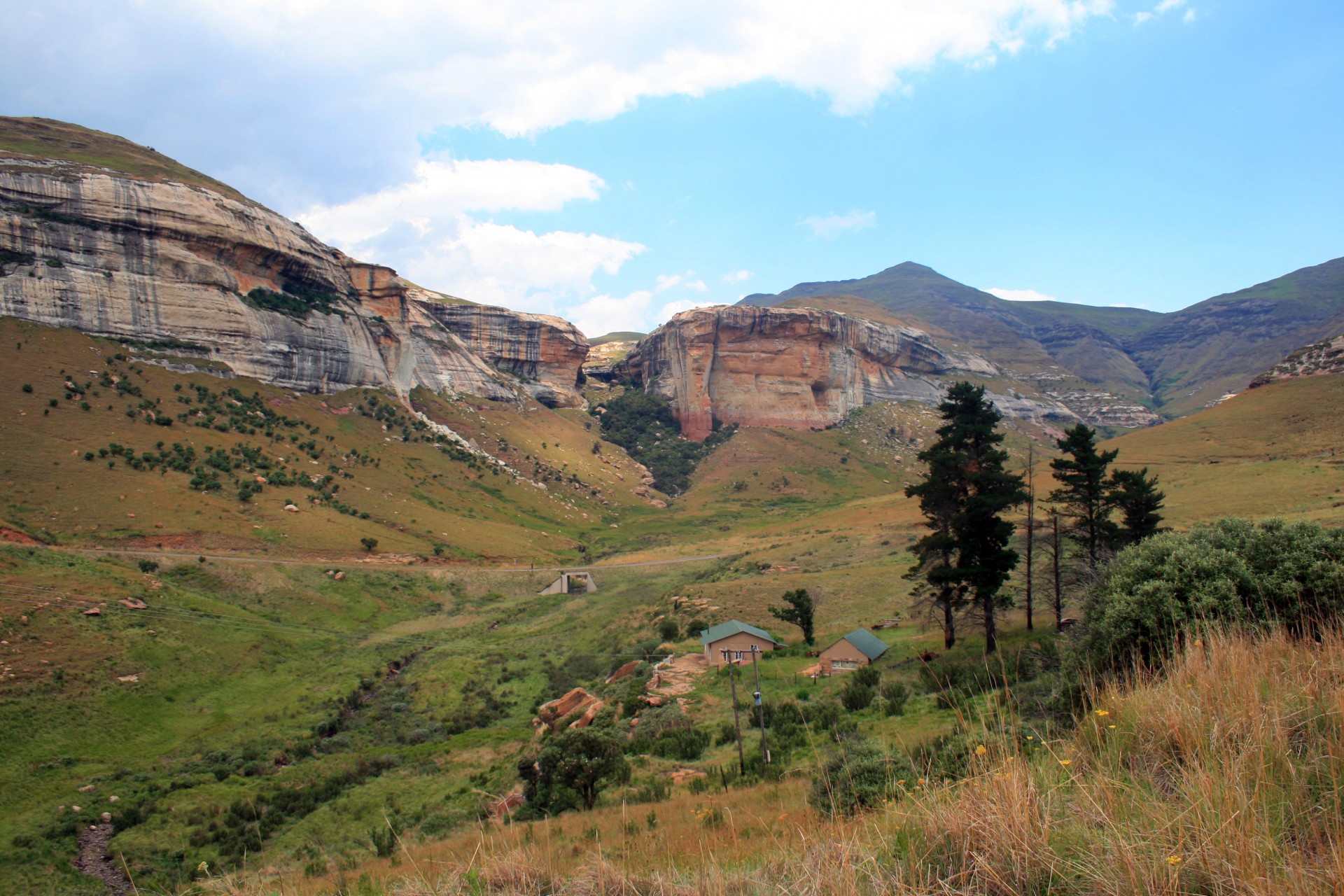 mountains drakensberg golden gate national park free photo