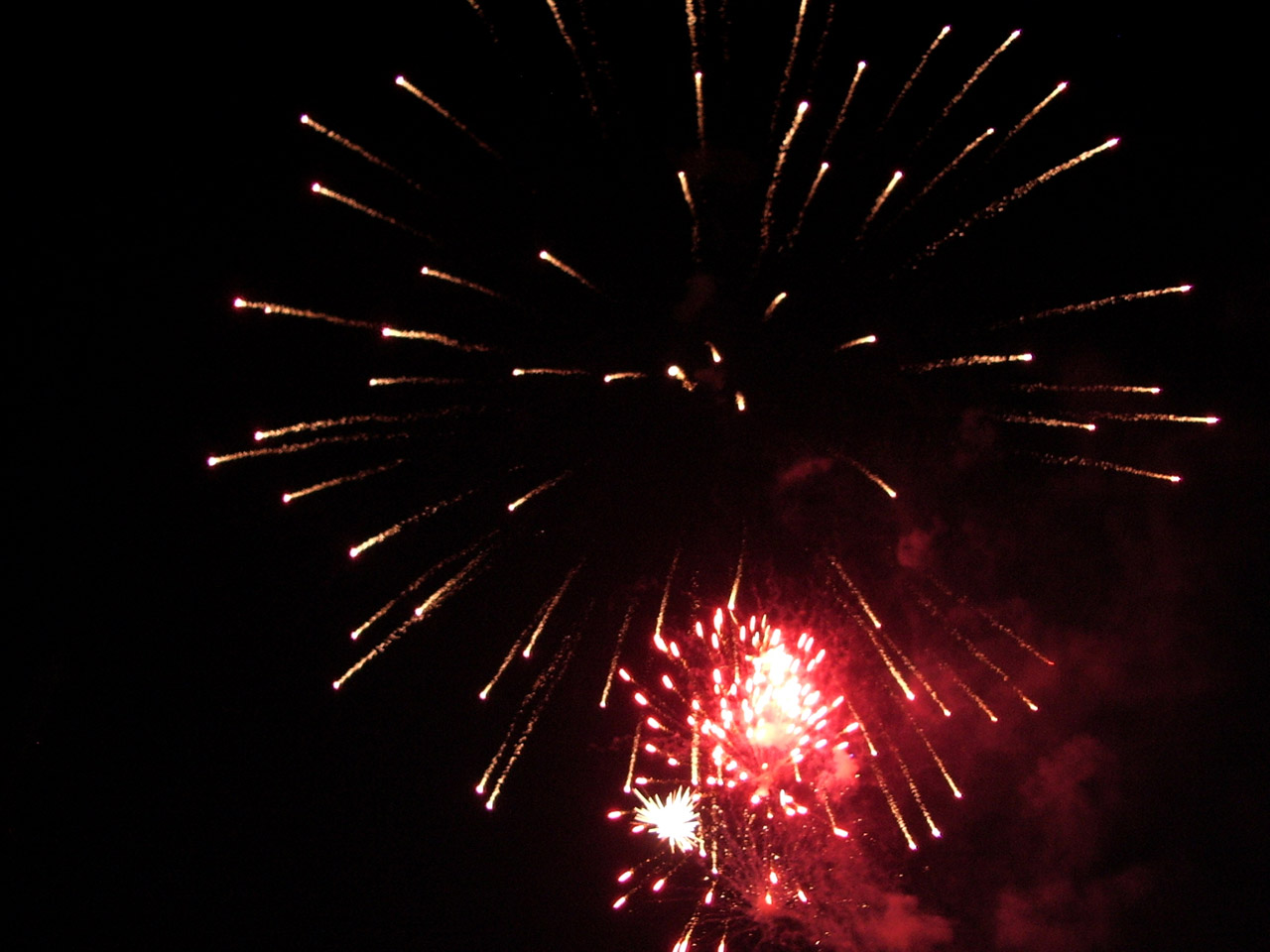 fireworks celebration night free photo