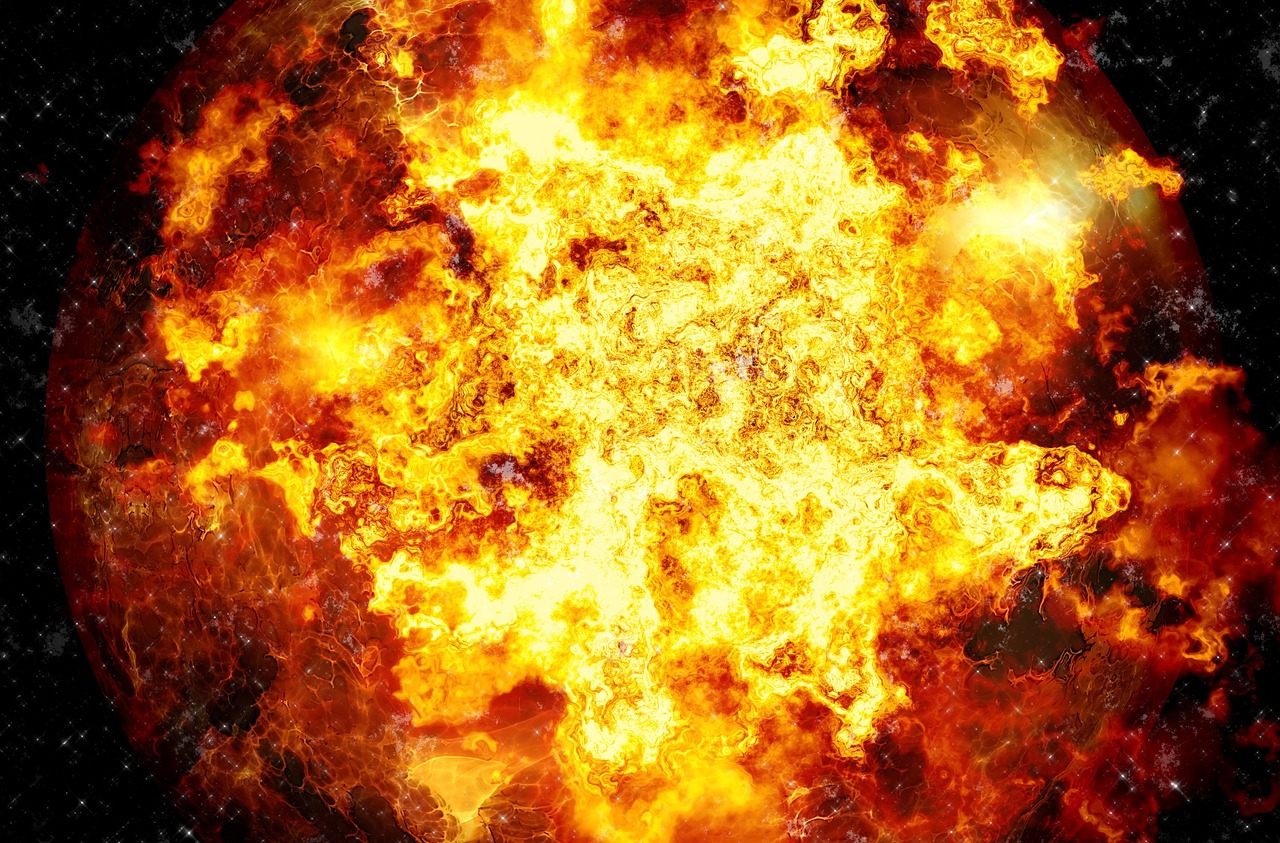 explosion fire brand free photo