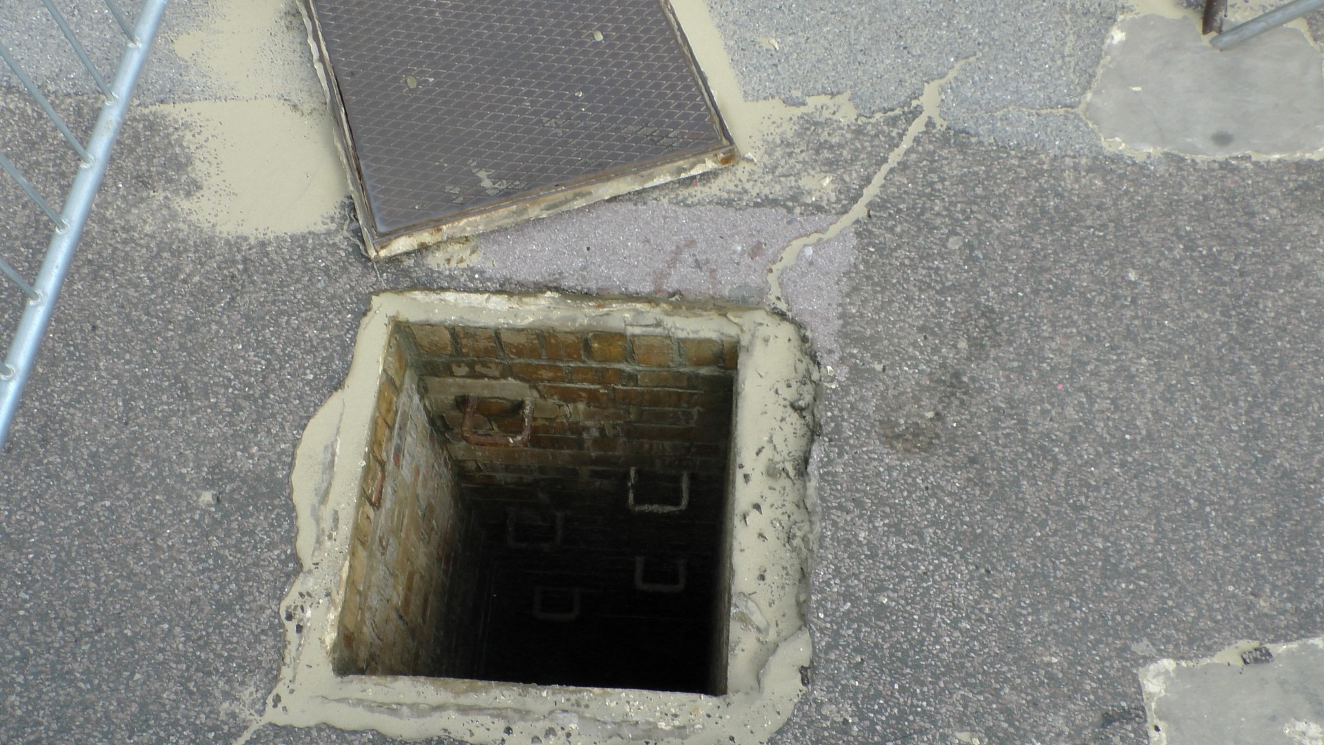 exposed manhole manhole manholes free photo