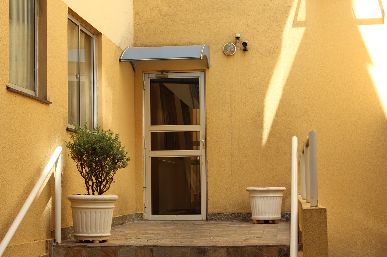 exterior door condominium free photo