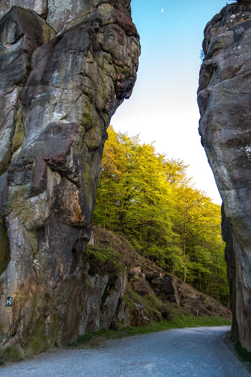 externsteine  stones  sandstone rocks free photo