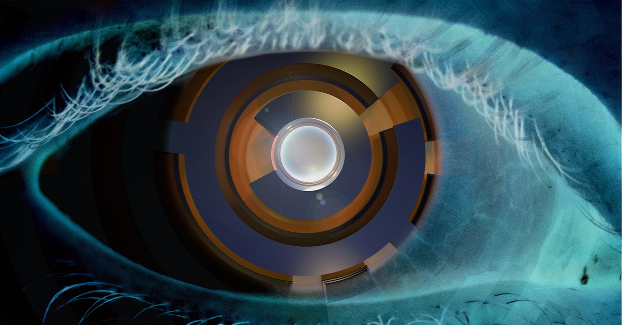 eye cyborg digitization free photo