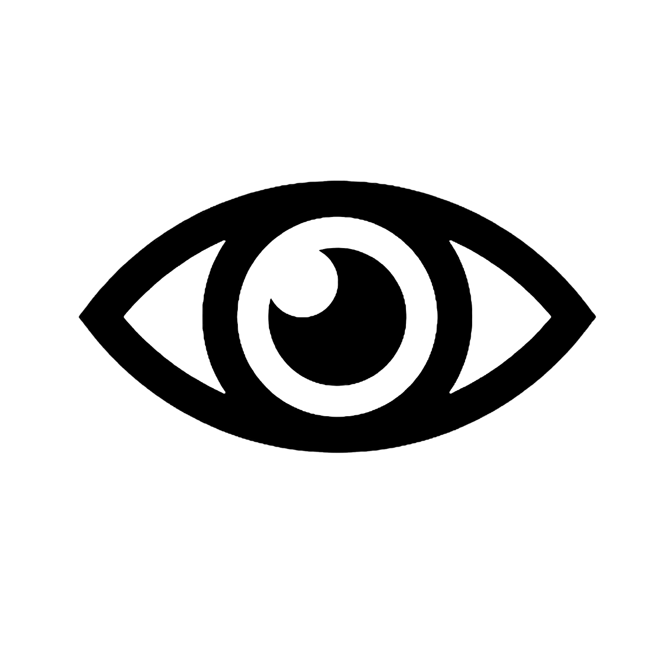 eye computer icon vector free photo