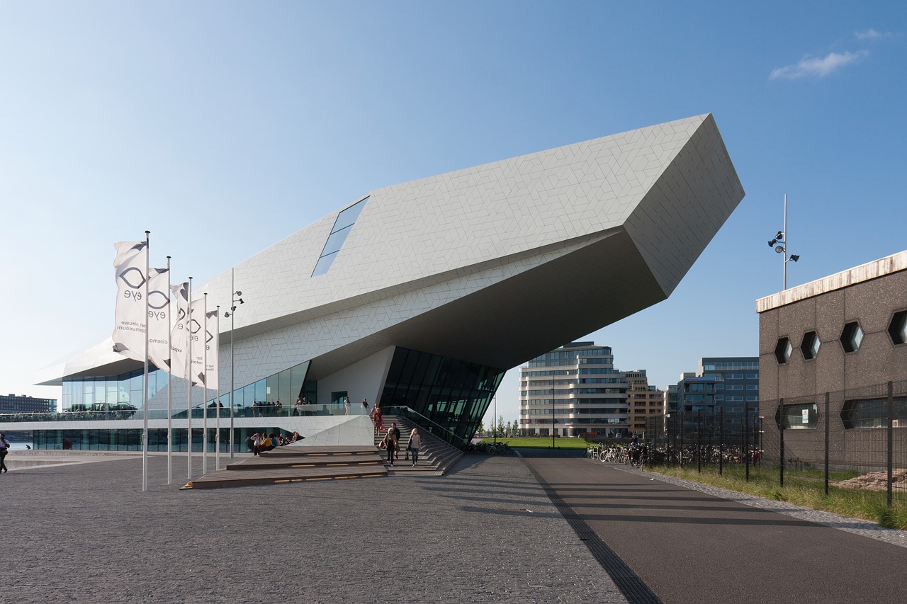 eye  filmmuseum  amsterdam free photo