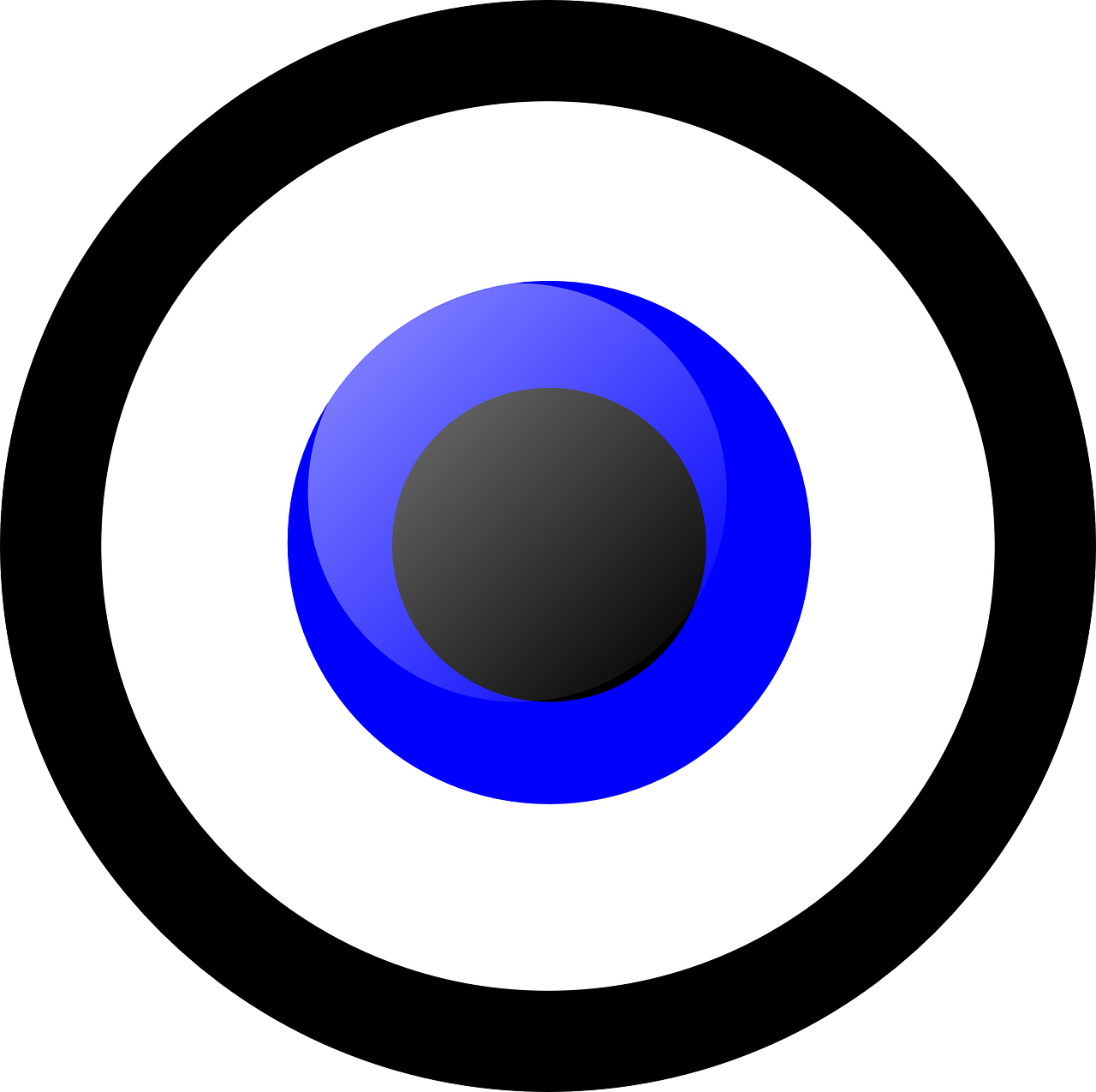 eye eyeball circle free photo