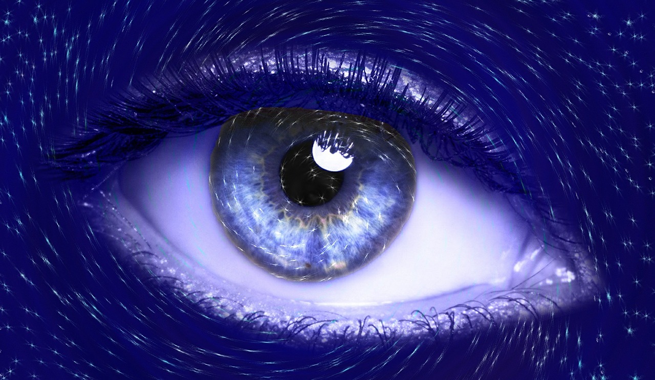 eye blue vision free photo