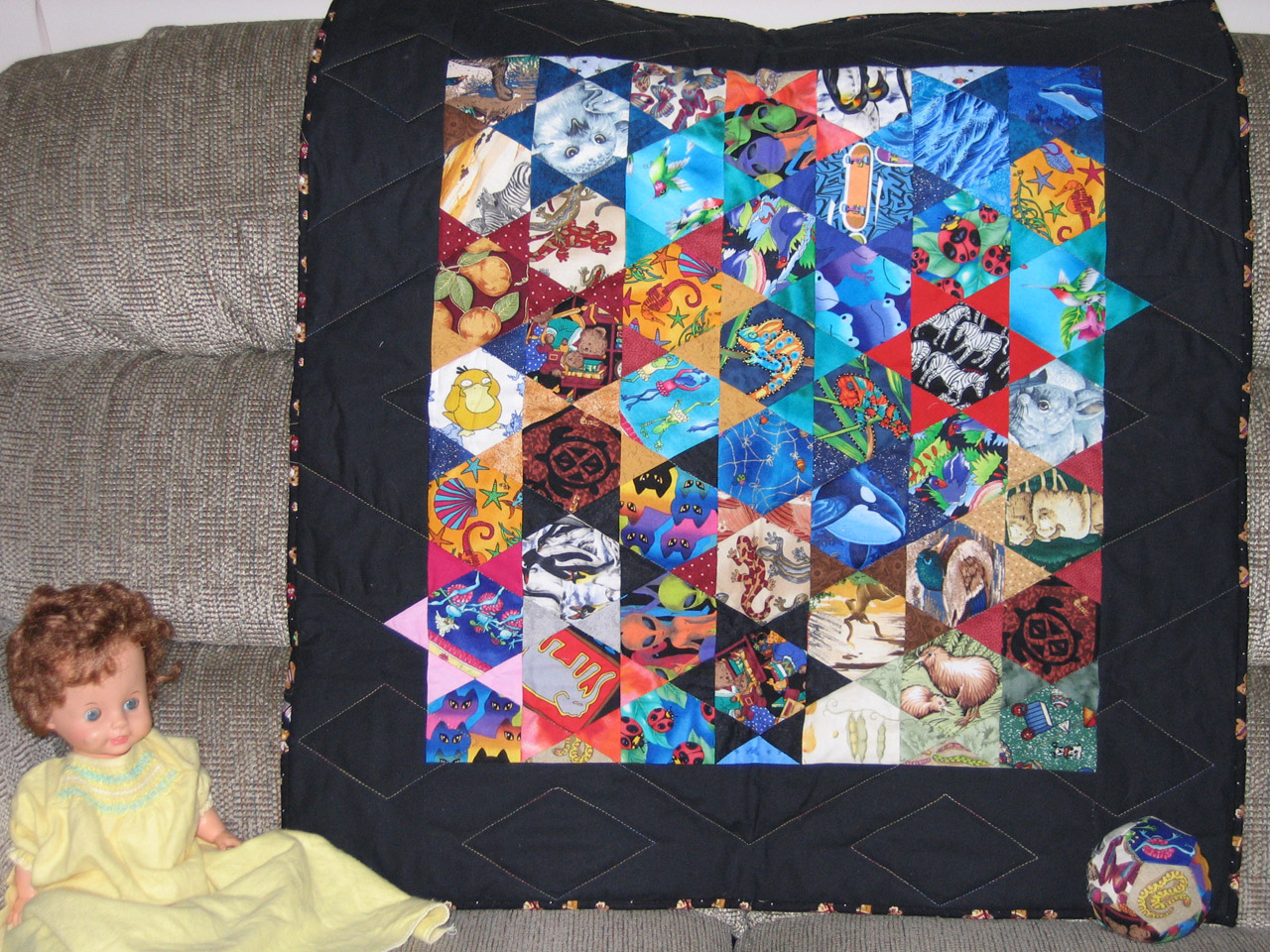 quilt fabric doll free photo