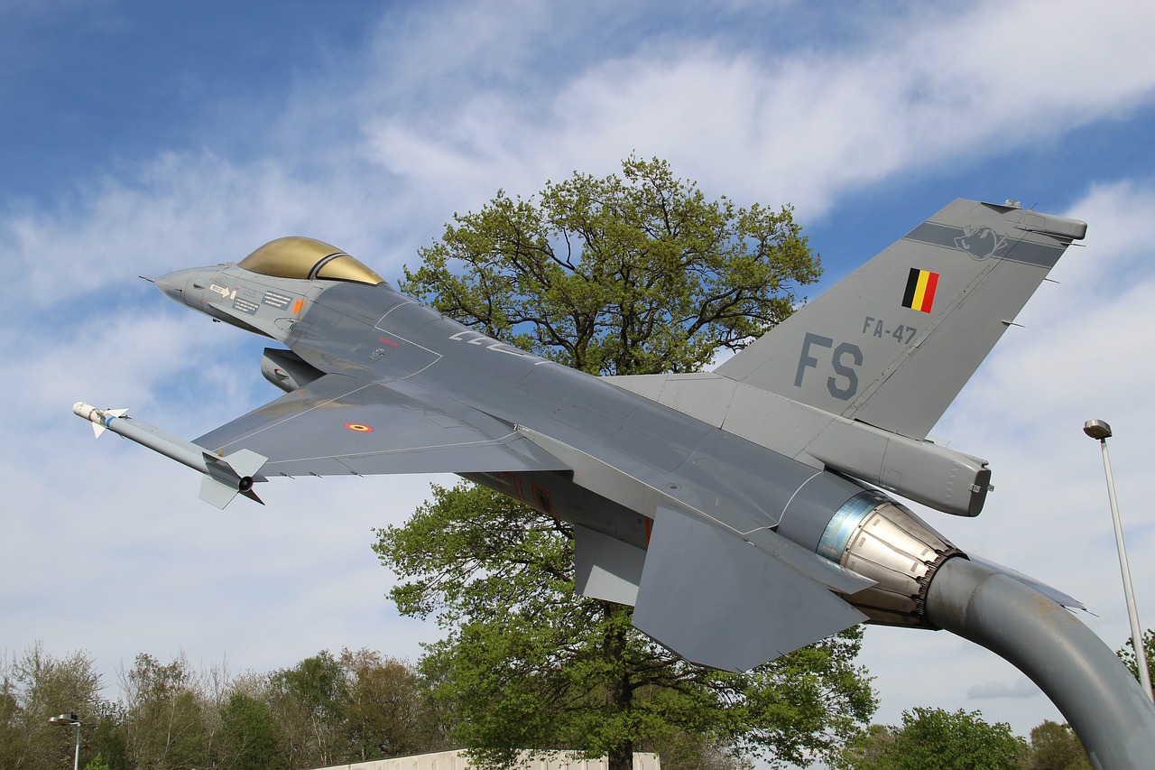 f16  belgian air force  fighter free photo
