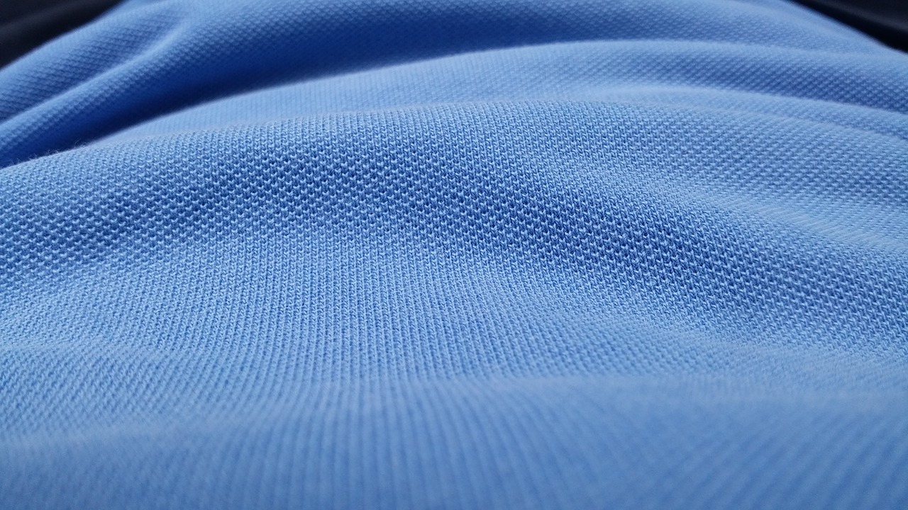 fabric blue texture free photo