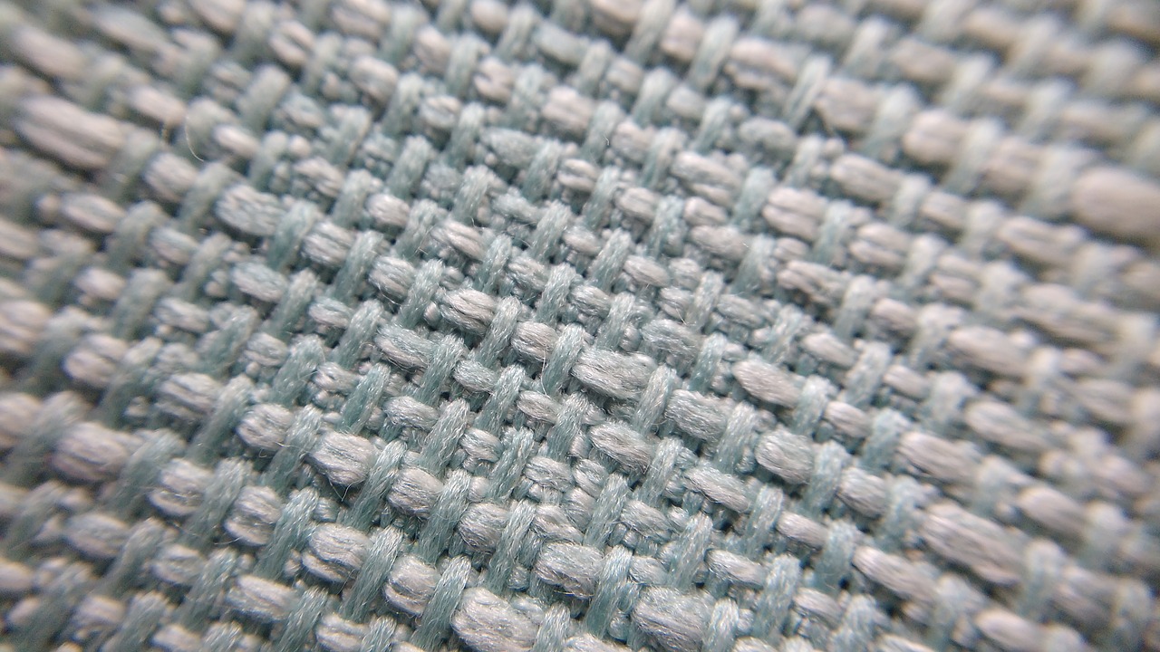 fabric blue grey macro free photo