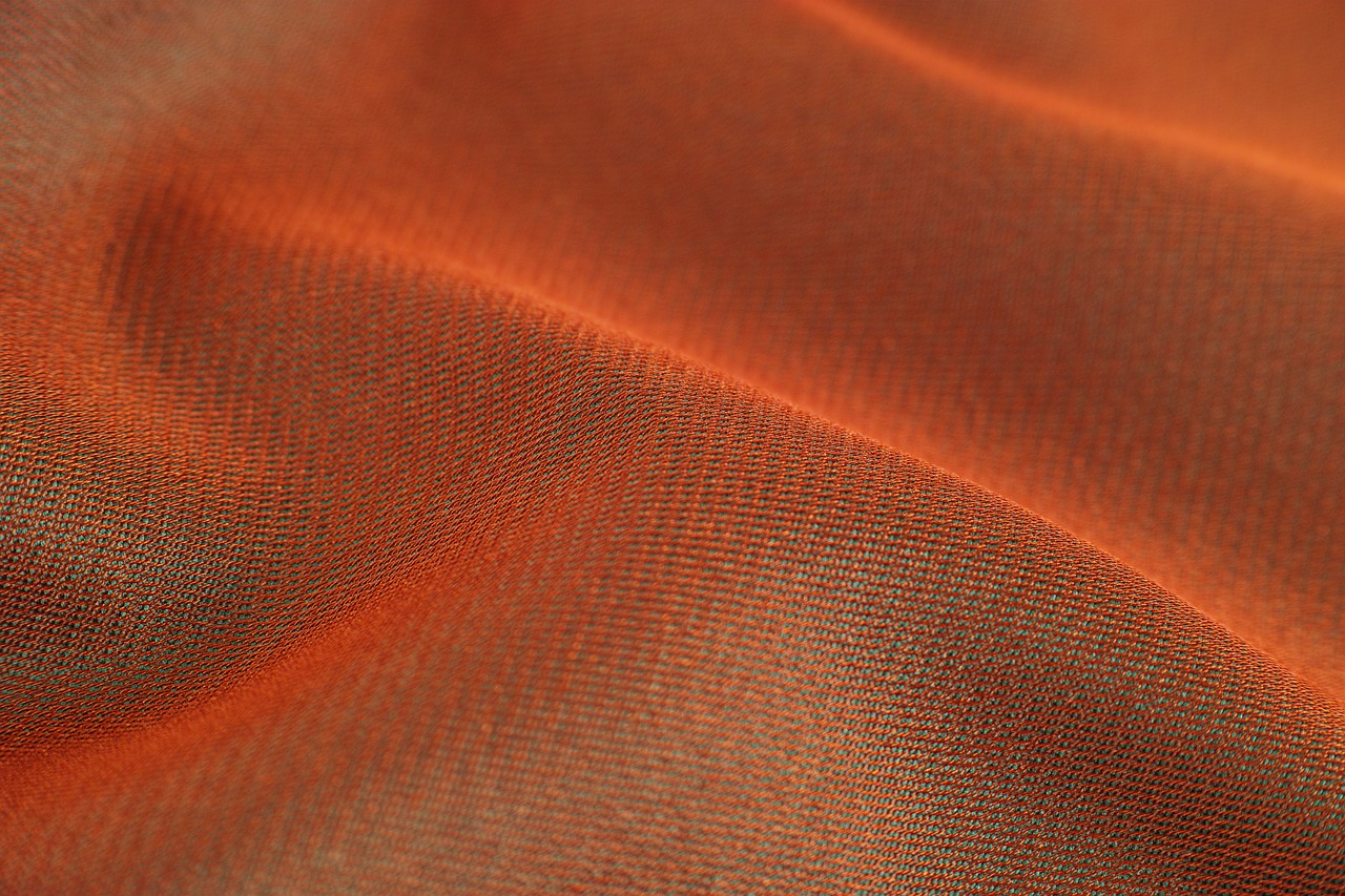 fabric orange backgrounds free photo