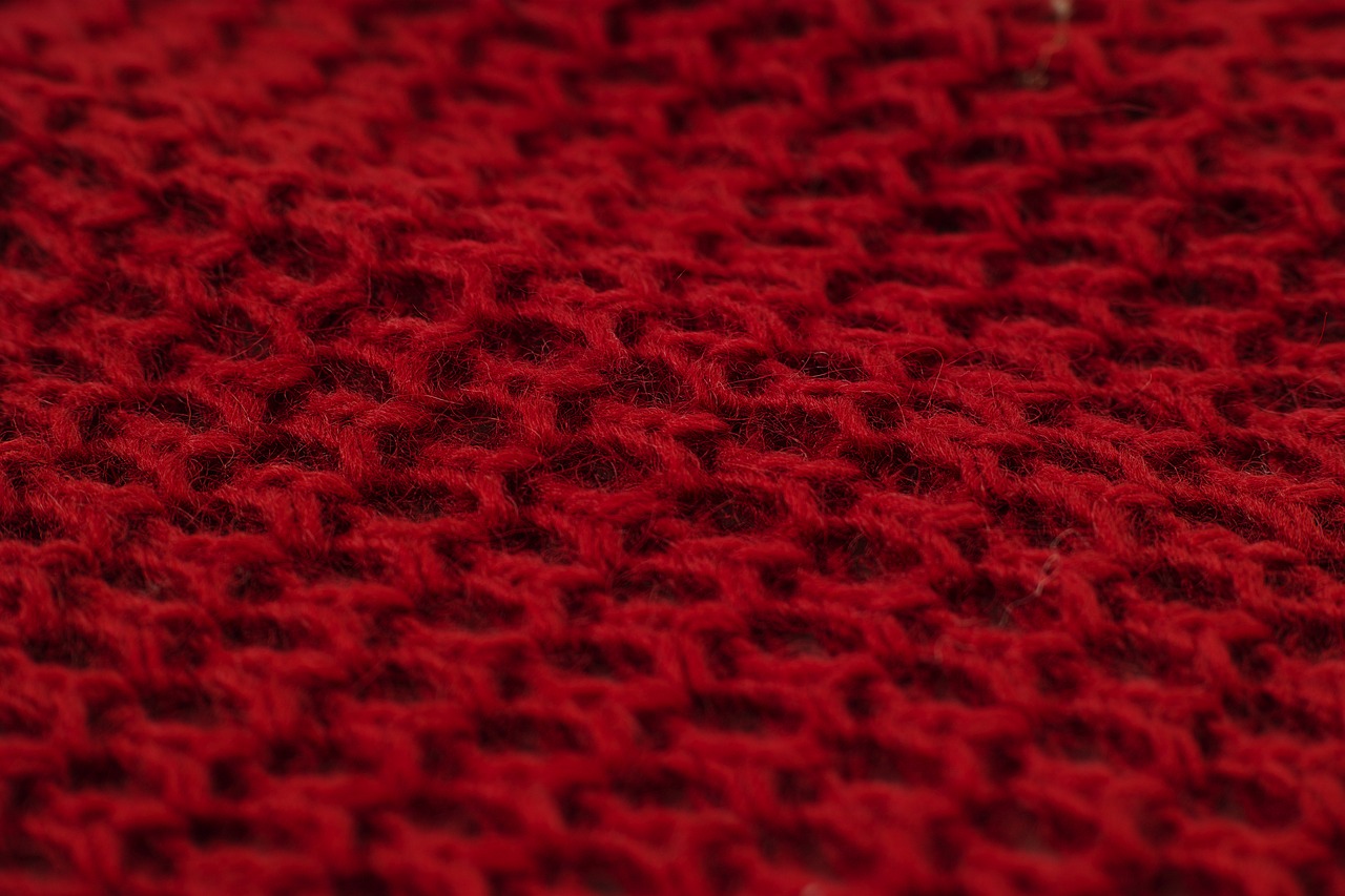 fabric  red  texture free photo