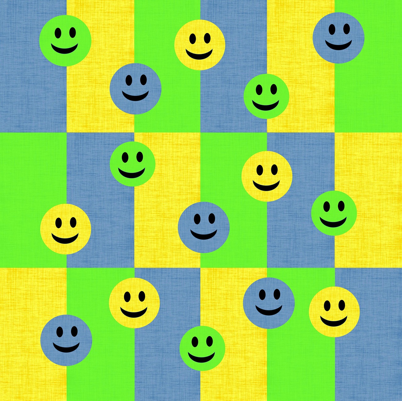 fabric smiley lime free photo