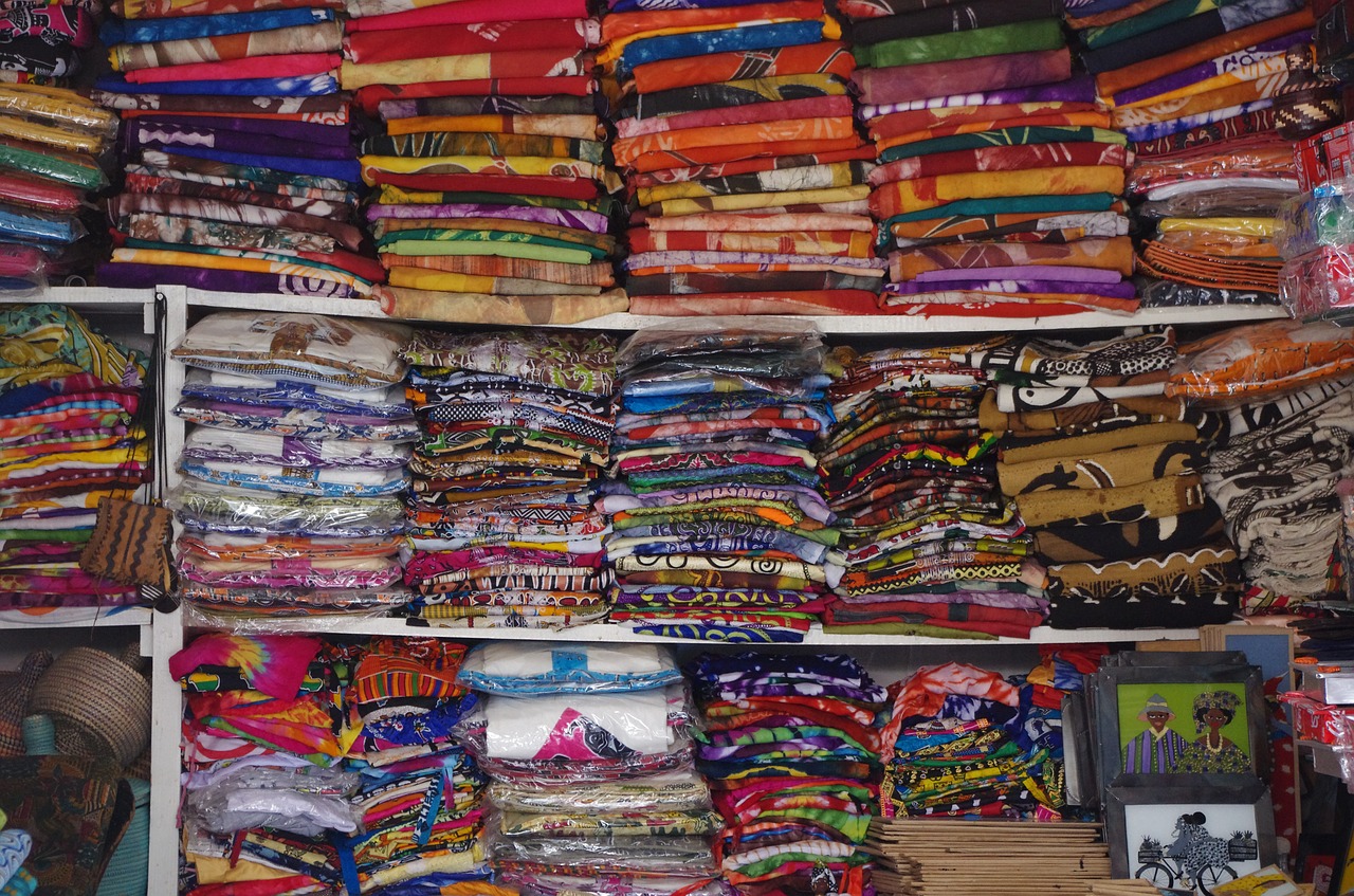 fabrics heap market free photo