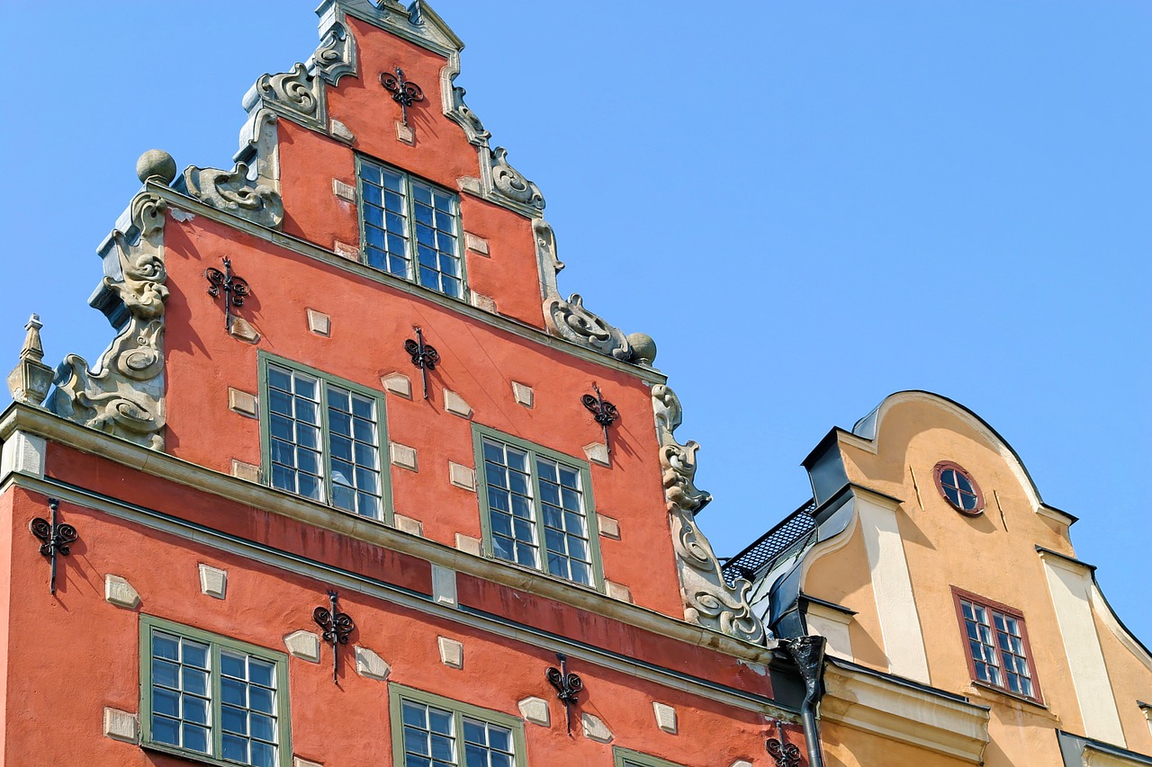 facade gable sweden free photo