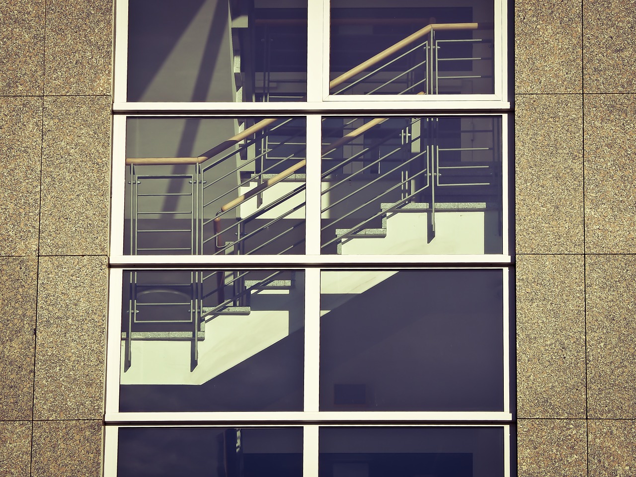 facade stairs architecture free photo