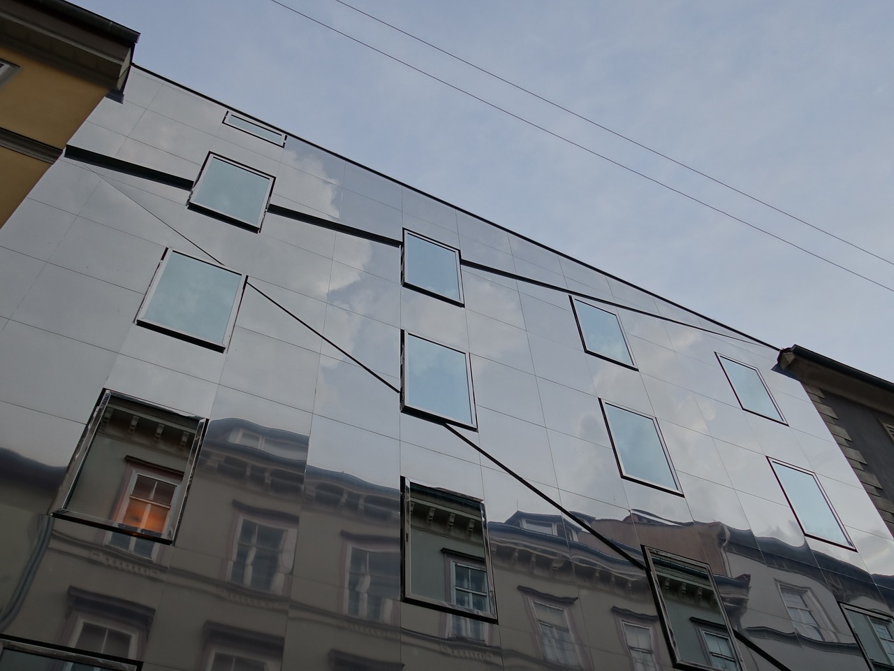 facade mirror architecture free photo