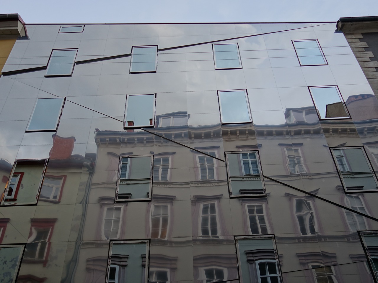 facade mirror architecture free photo