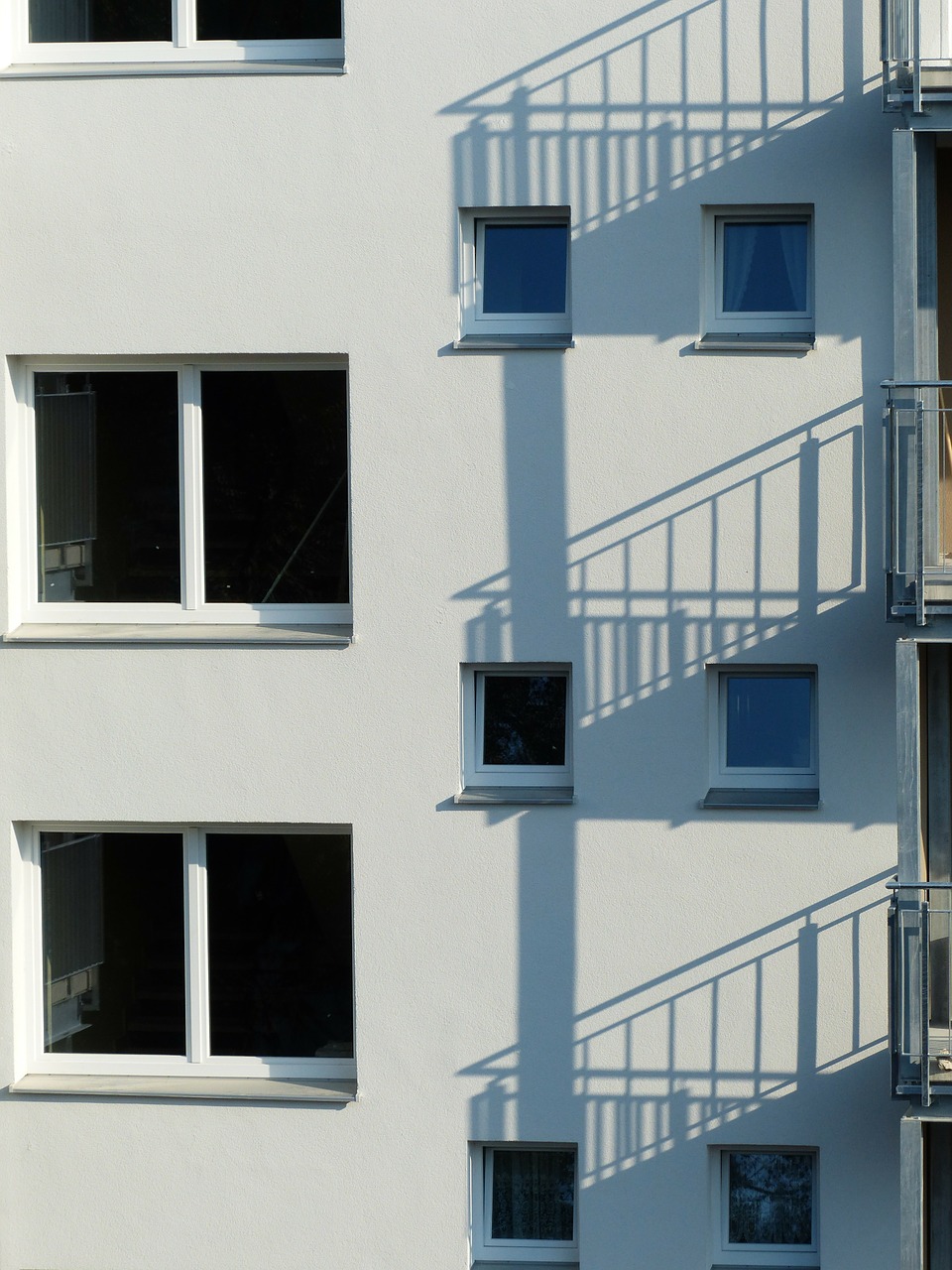 facade balconies building free photo