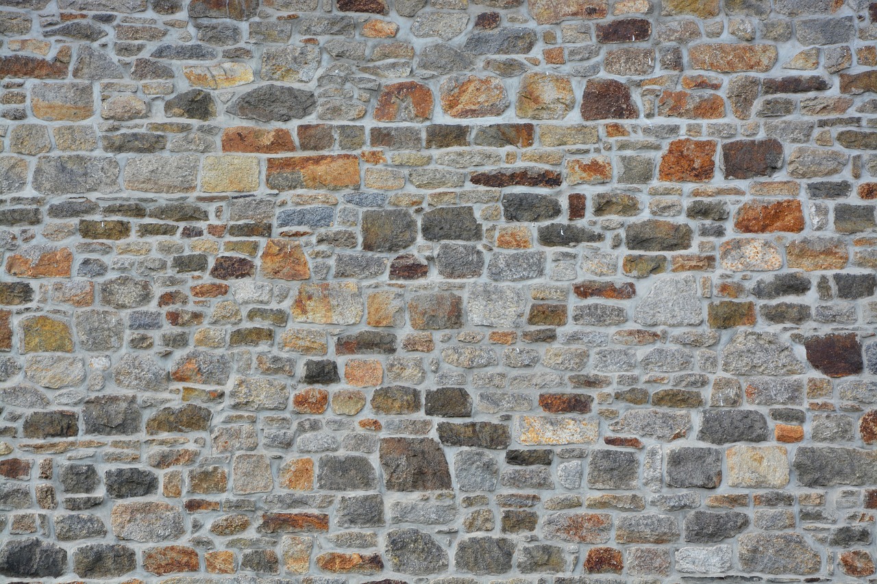 facade stone wall old house wall free photo