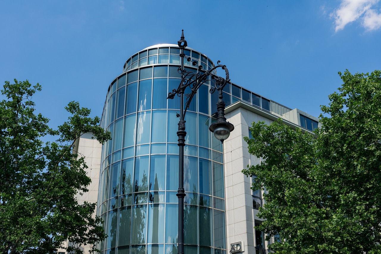 facade  glass  architecture free photo