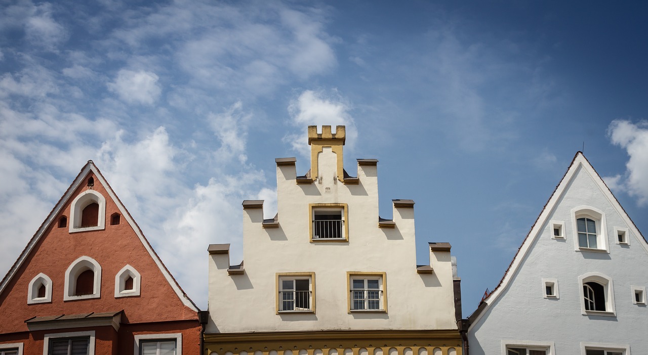 facade  gable  stairs free photo
