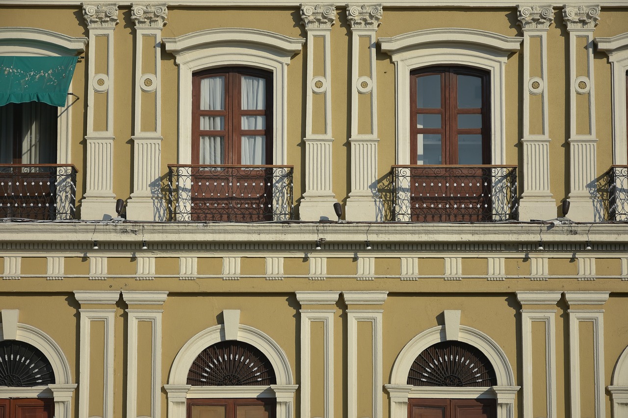 facade  colima  windows free photo