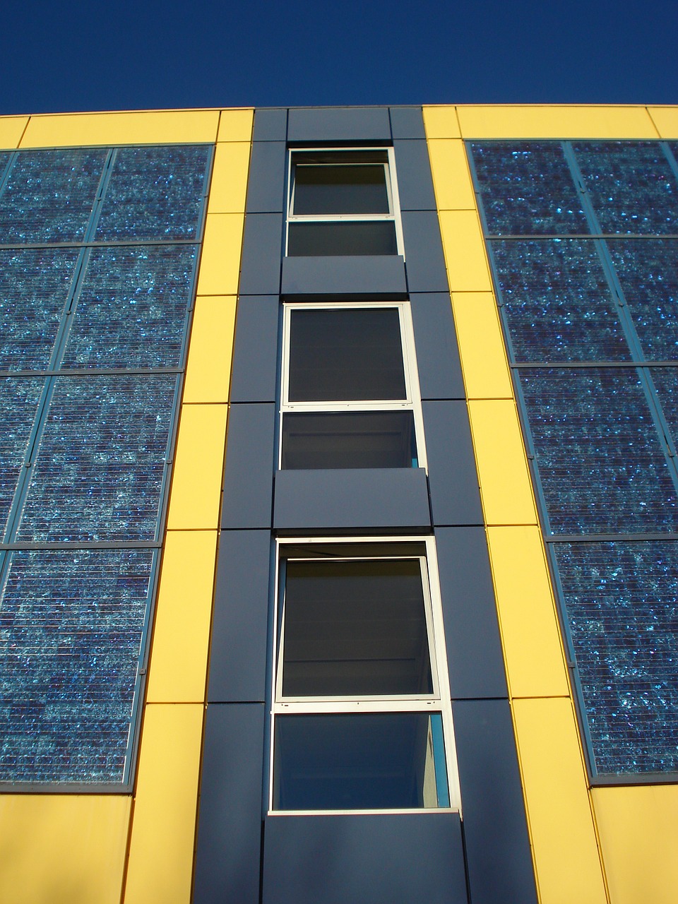 facade solar panels solar energy free photo