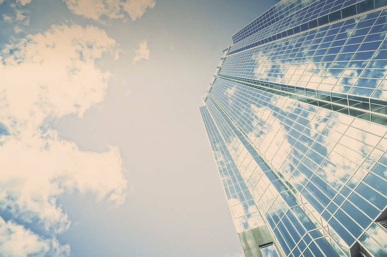 facade building reflection free photo