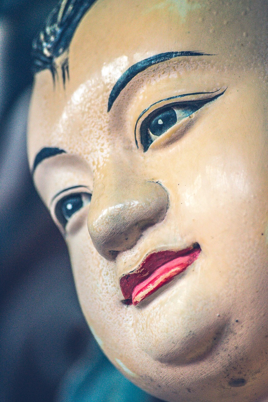 face statue china free photo