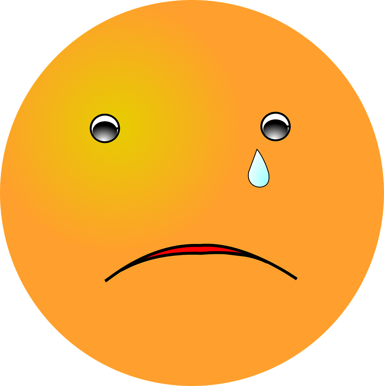 face smileys crying free photo
