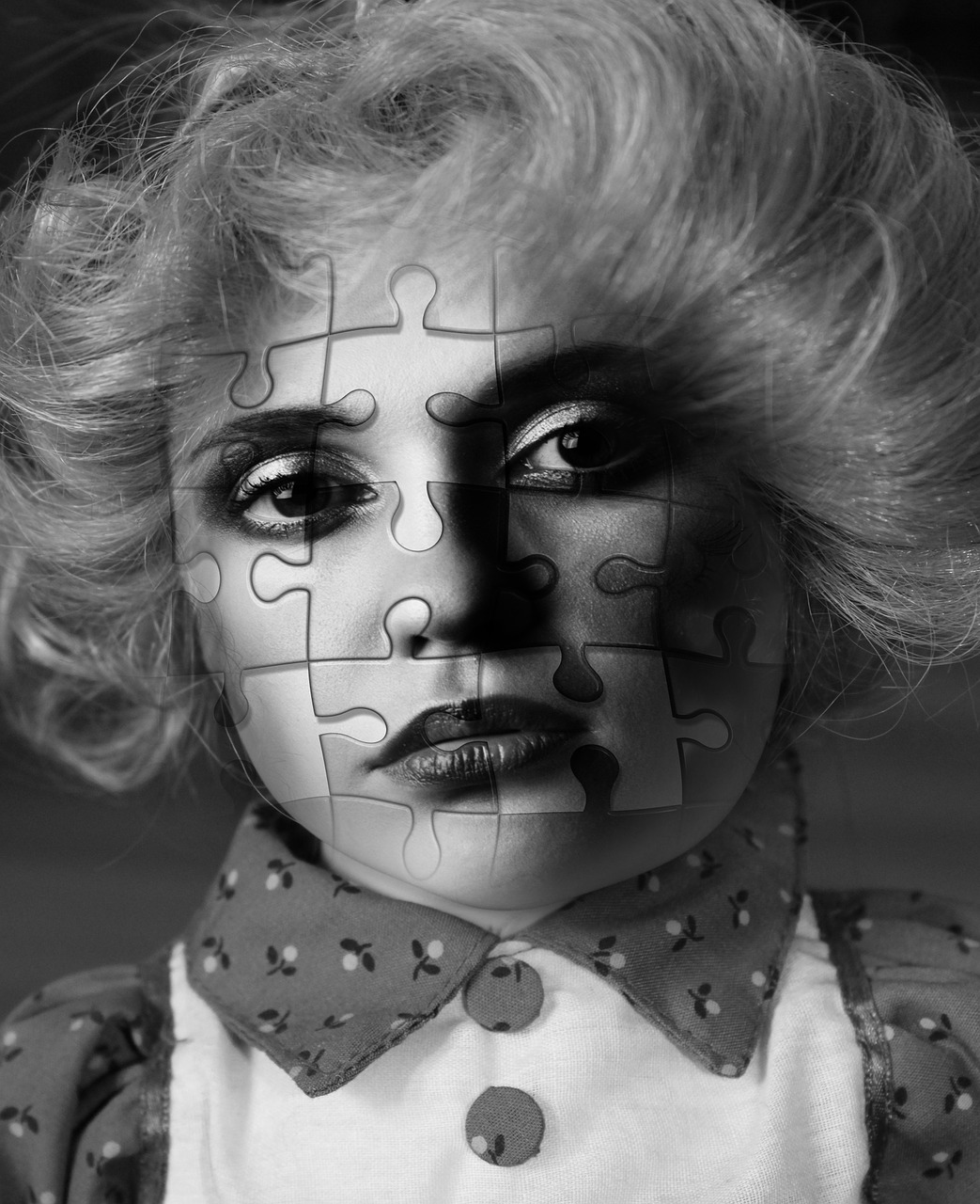 face woman puzzle free photo