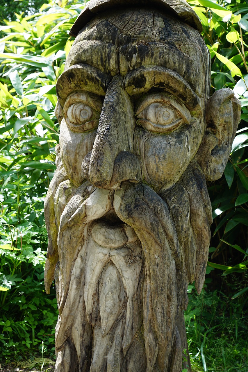face wood carve free photo