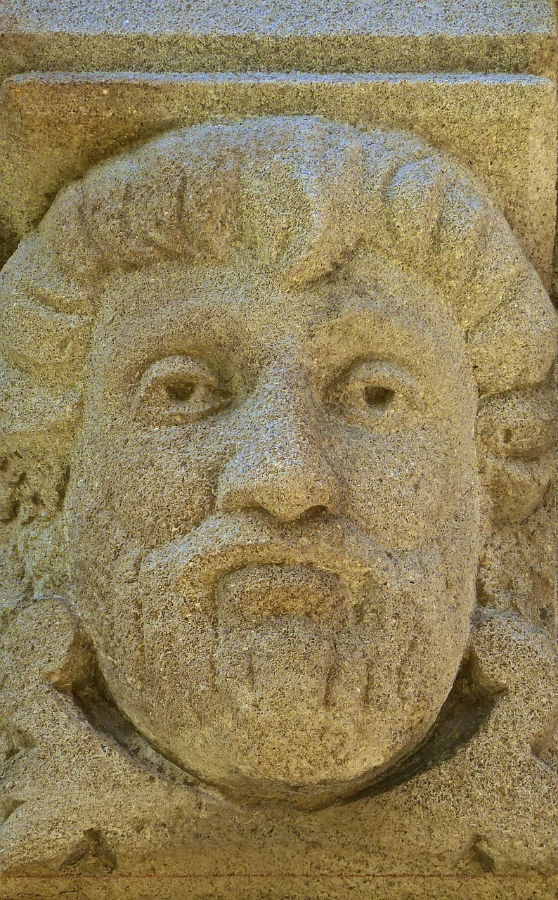 face head stone free photo