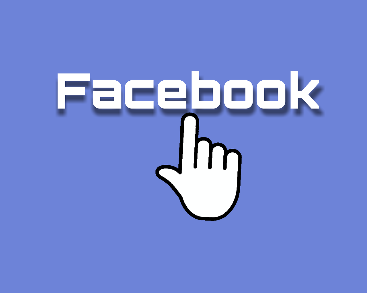 facebook click hand free photo