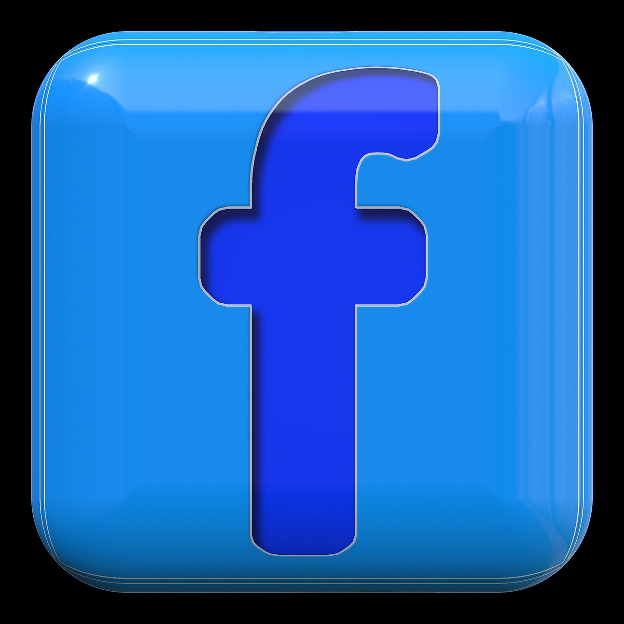 facebook button stylish free photo