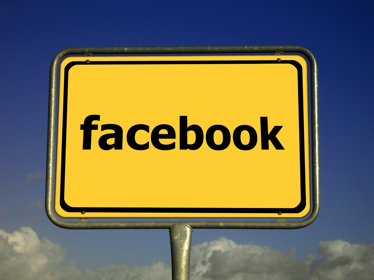 facebook town sign note free photo