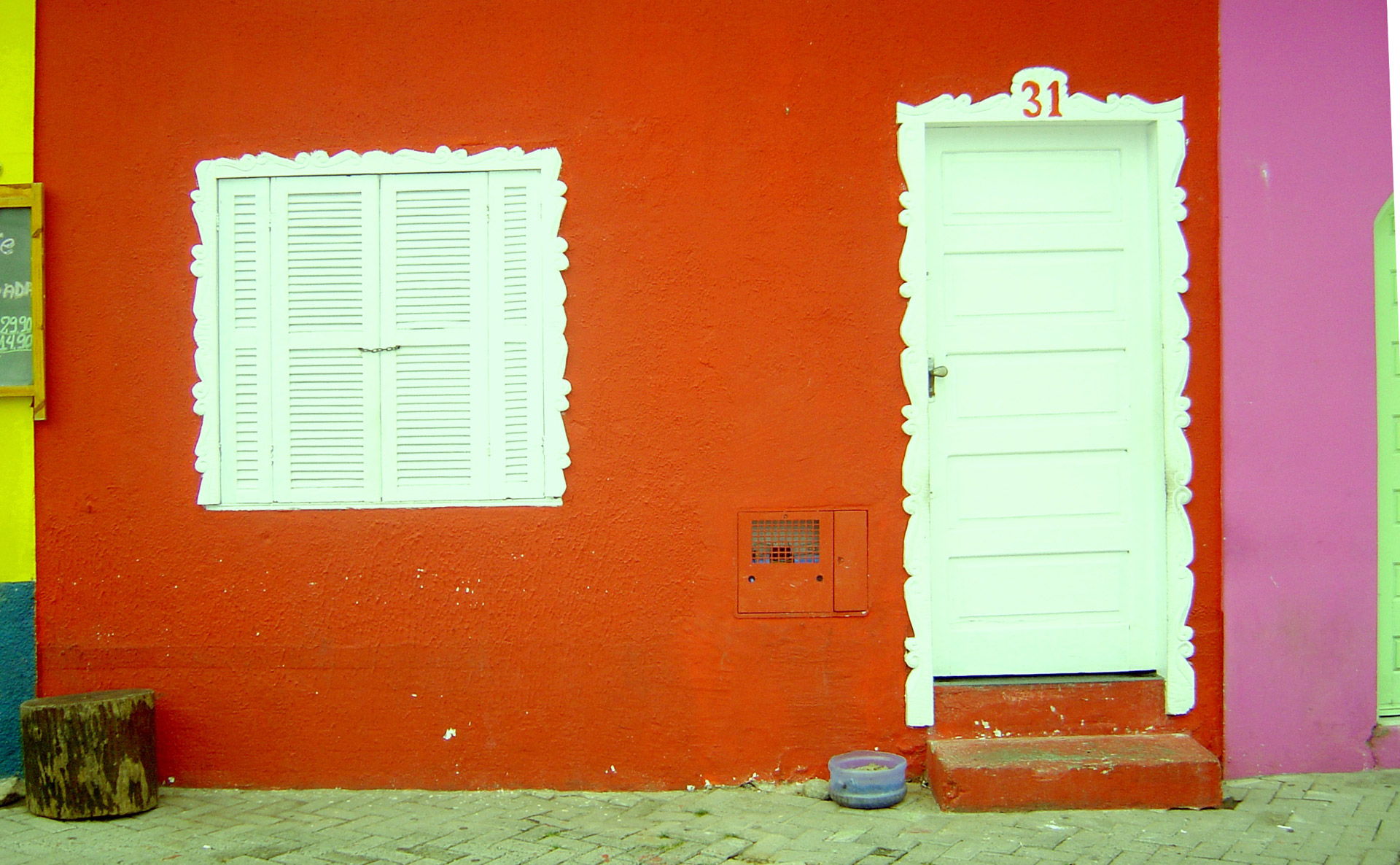 red facade red facade free photo