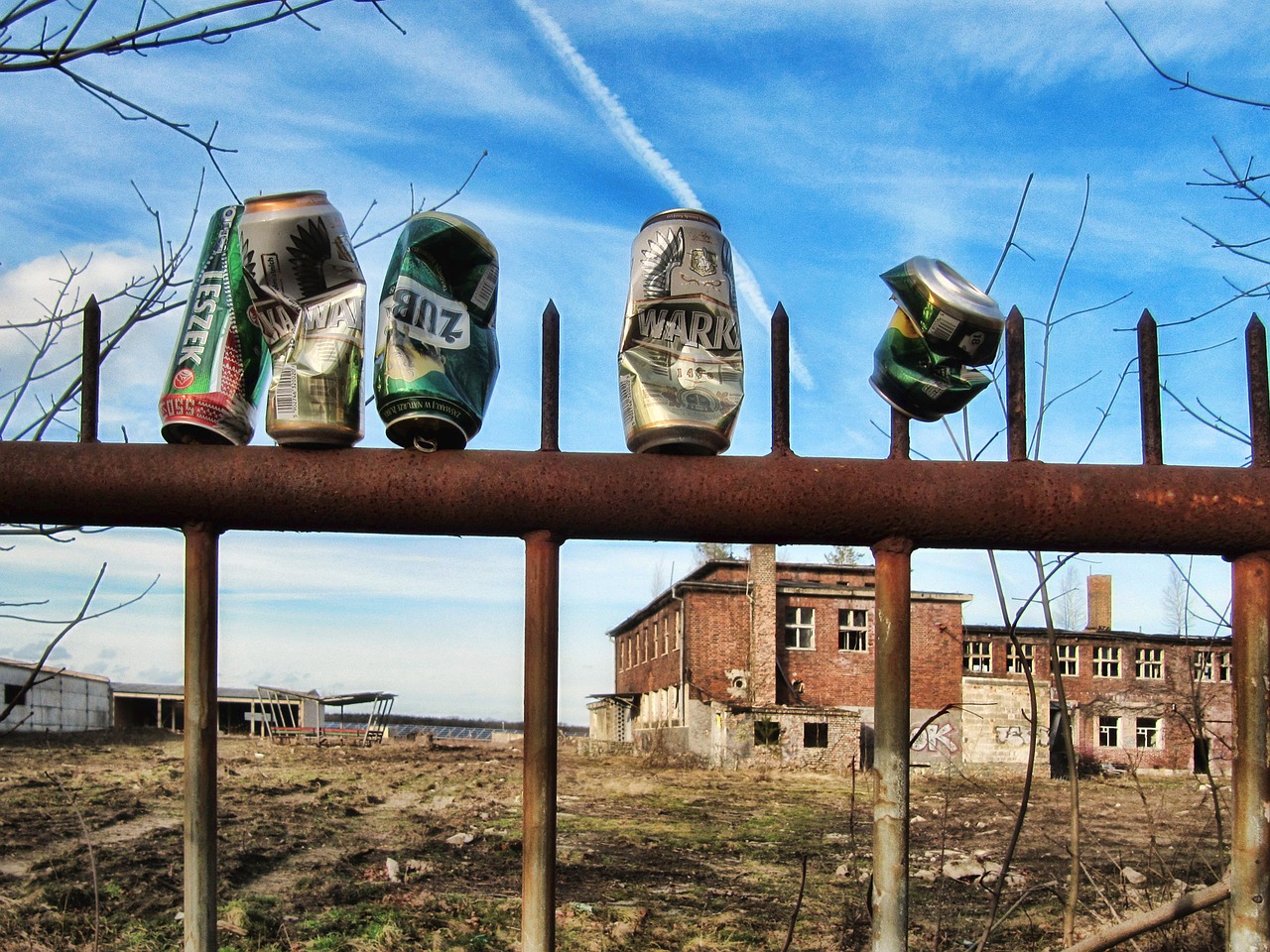 factory building old free photo