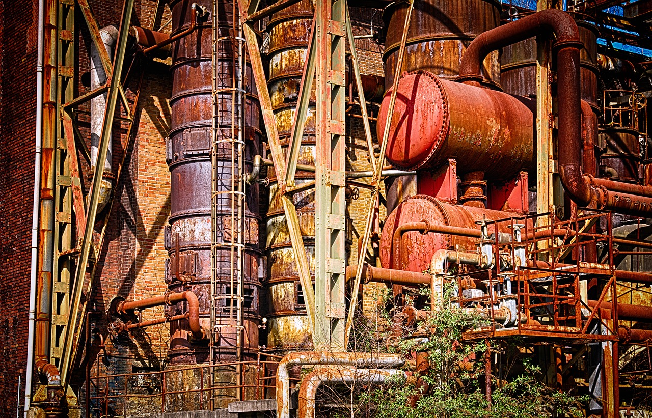 factory industry mining free photo