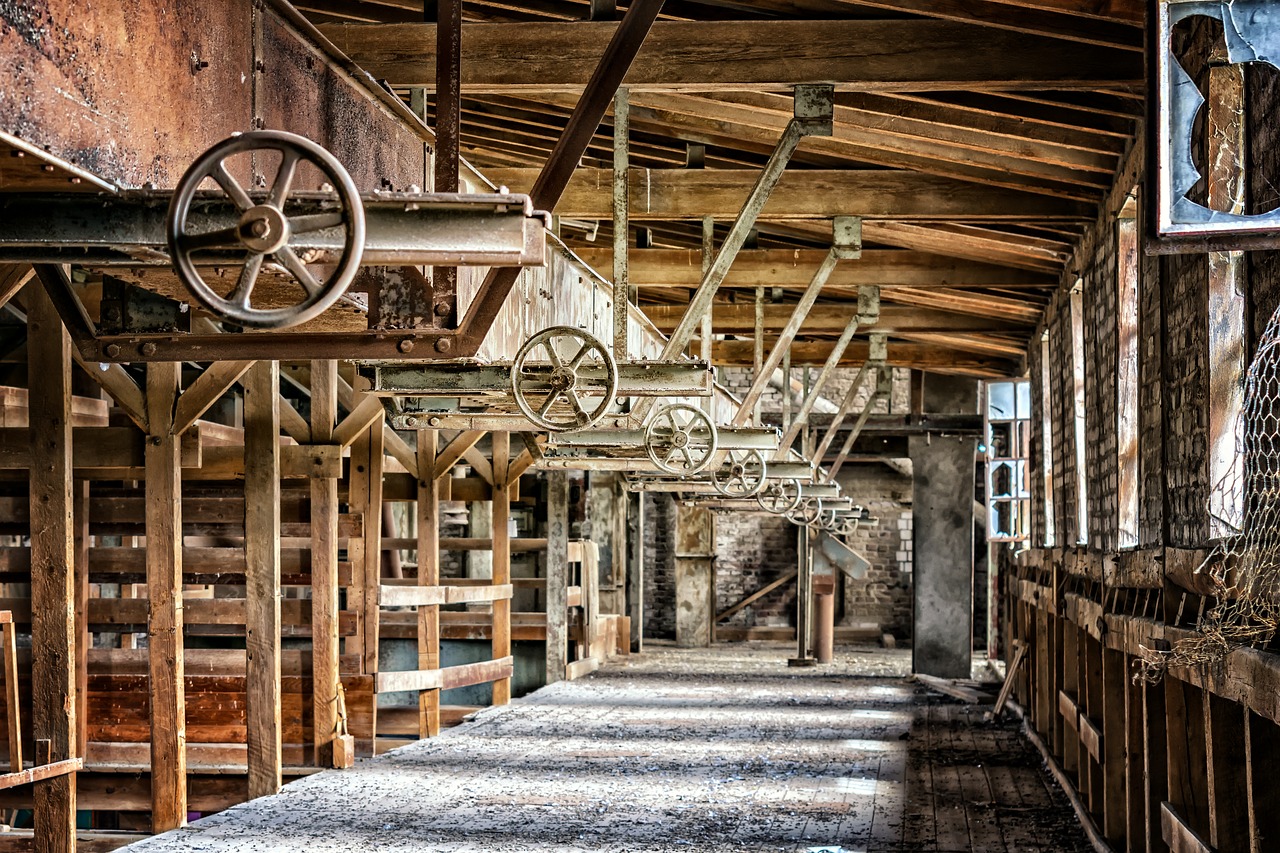factory industry lost places free photo