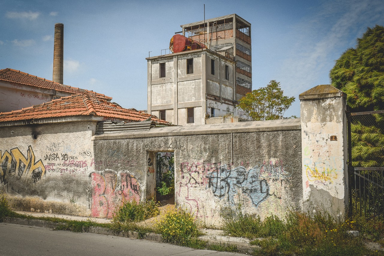 factory  abandoned  industry free photo