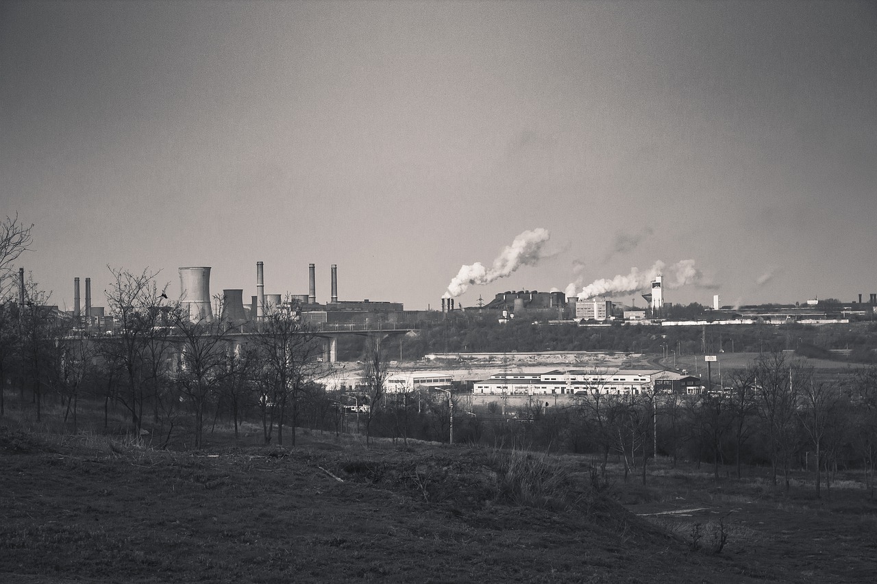 factory  smoke  pollution free photo