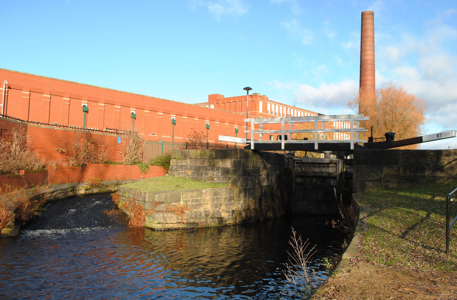 canal lock factory free photo