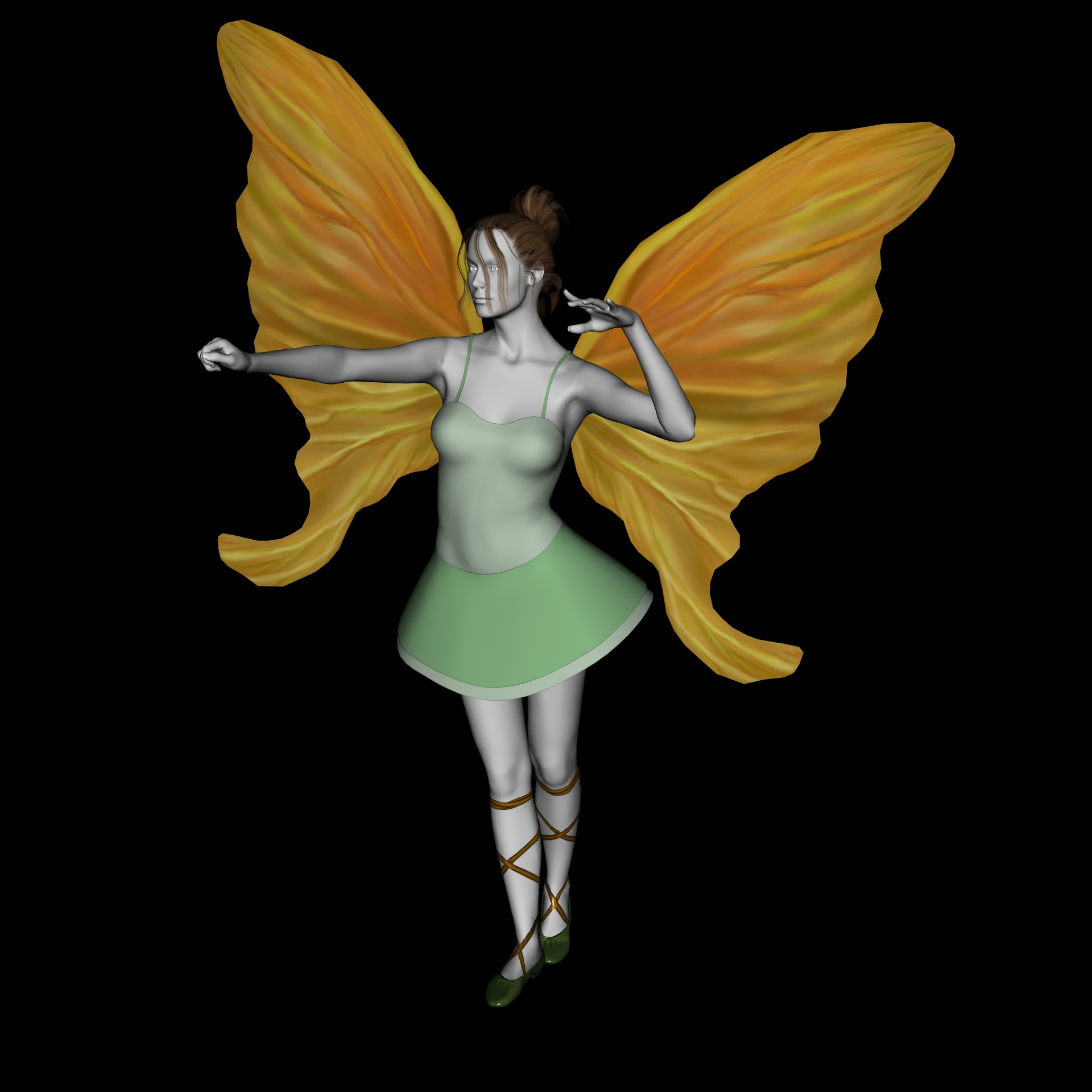 faerie wings isolated free photo