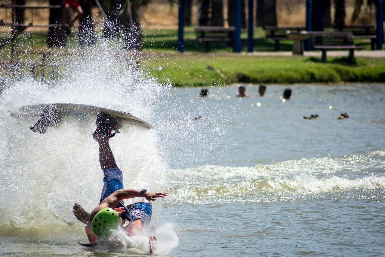 fail water wake-board free photo