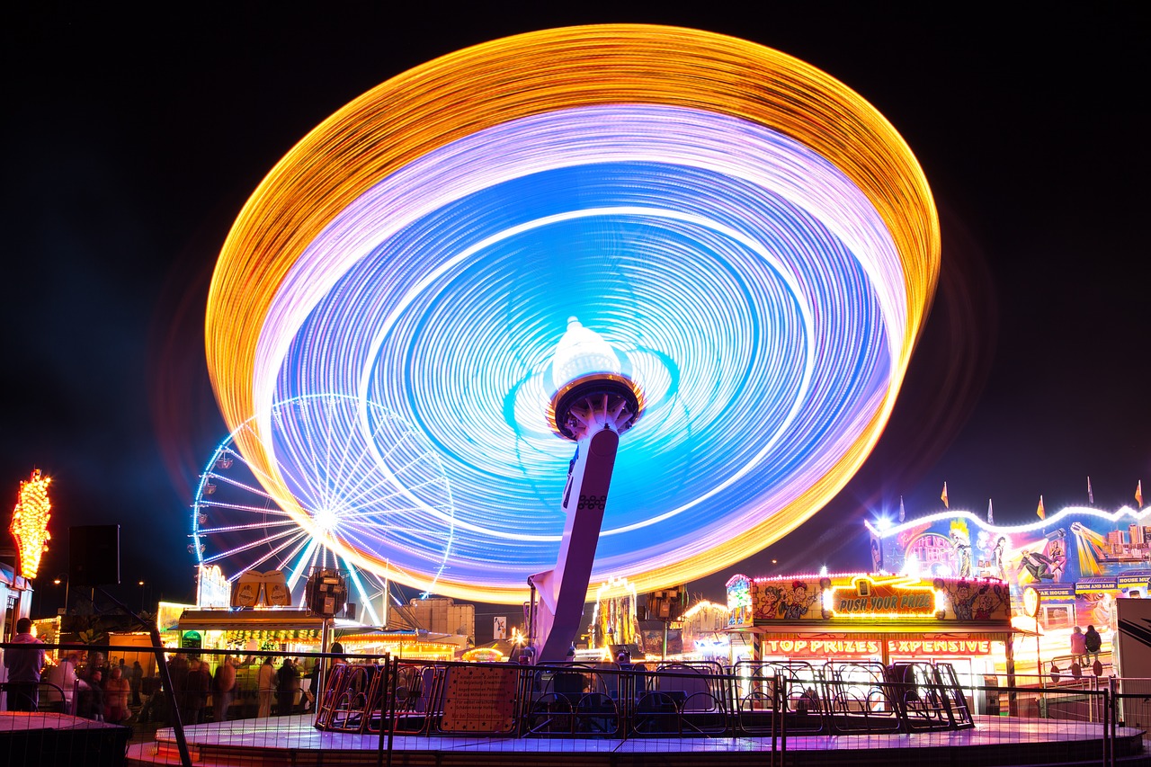 fair ride folk festival free photo