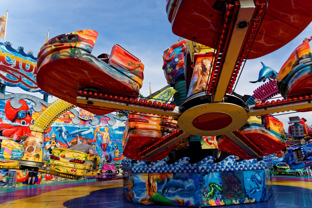 fair folk festival rides free photo